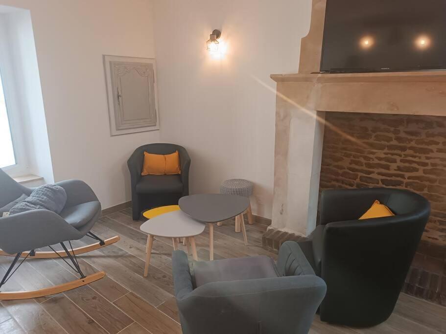 Les Deux Pieds Sous La Couette Villa Saint-Aubin-Sur-Mer  Eksteriør bilde